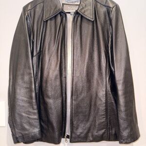 Wilsons Leather Classic Black Jacket